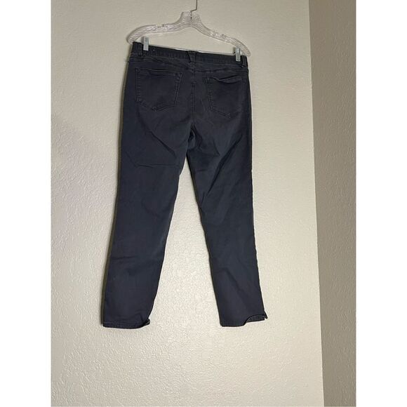 Wit Wisdom Pants Women 10 grey  AB Solutions High Rise jeans pants - Picture 3 of 3